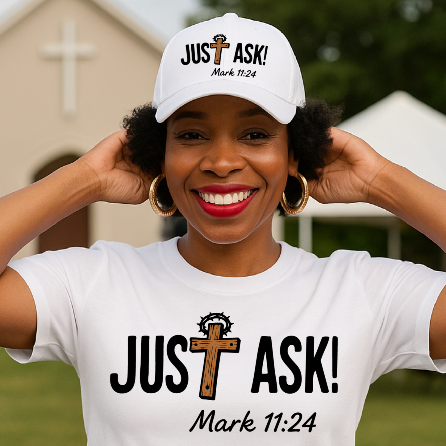 Just Ask White Cap